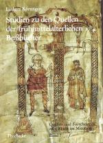 Cover-Bild Studien zu den Quellen der frühmittelalterlichen Bussbücher
