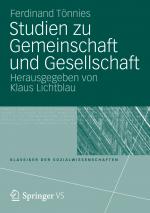 Cover-Bild Studien zu Gemeinschaft und Gesellschaft