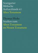 Cover-Bild Studien zum Alten Testament im Neuen Testament