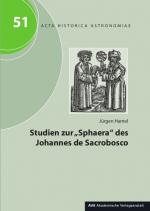 Cover-Bild Studien zur „Sphaera“ des Johannes de Sacrobosco