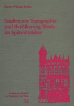 Cover-Bild Studien zur Topographie und Bevölkerung Wesels im Spätmittelalter