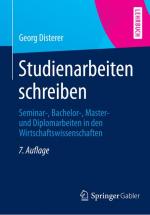 Cover-Bild Studienarbeiten schreiben