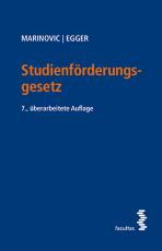 Cover-Bild Studienförderungsgesetz