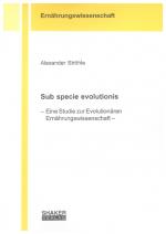 Cover-Bild Sub specie evolutionis