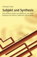Cover-Bild Subjekt und Synthesis