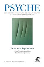 Cover-Bild Suche nach Repräsentanz - Doppelheft PSYCHE Sept./Okt. 2014