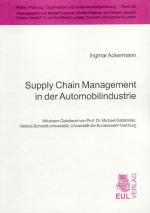 Cover-Bild Supply Chain Management in der Automobilindustrie