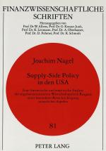 Cover-Bild Supply-Side Policy in den USA