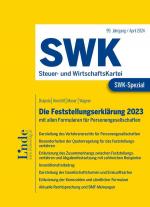 Cover-Bild SWK-Spezial Die Feststellungserklärung 2023