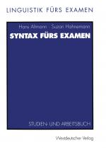 Cover-Bild Syntax fürs Examen