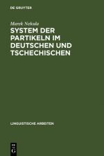 Cover-Bild System der Partikeln im Deutschen und Tschechischen