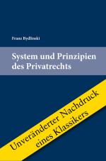 Cover-Bild System und Prinzipien des Privatrechts