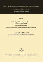 Cover-Bild Systematik und Kinematik ebener und sphärischer Viergelenkgetriebe