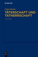 Cover-Bild Täterschaft und Tatherrschaft