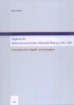 Cover-Bild Tagebuch der Kulturwissenschaftlichen Bibliothek Warburg 1926-1929