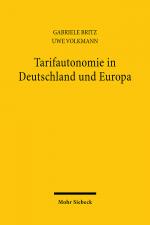 Cover-Bild Tarifautonomie in Deutschland und Europa