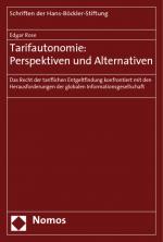 Cover-Bild Tarifautonomie: Perspektiven und Alternativen