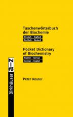 Cover-Bild Taschenwörterbuch der Biochemie / Pocket Dictionary of Biochemistry