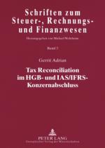 Cover-Bild Tax Reconciliation im HGB- und IAS/IFRS-Konzernabschluss