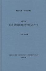 Cover-Bild Taxe der Streichinstrumente