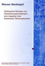 Cover-Bild Technische Biologie von Umströmungsvorgängen und Aspekte ihrer bionischen Übertragbarkeit