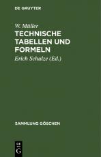 Cover-Bild Technische Tabellen und Formeln