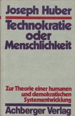 Cover-Bild Technokratie oder Menschlichkeit