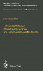 Cover-Bild Technologietransfer Internationalisierungs- und Nationalisierungstendenzen