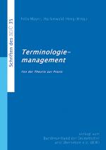 Cover-Bild Terminologiemanagement - Von der Theorie zur Praxis