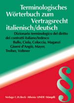 Cover-Bild Terminologisches Wörterbuch zum Vertragsrecht