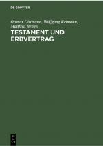 Cover-Bild Testament und Erbvertrag