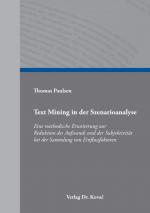 Cover-Bild Text Mining in der Szenarioanalyse