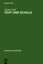 Cover-Bild Text und Schuld