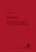 Cover-Bild Text und Zeit