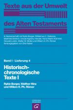 Cover-Bild Texte aus der Umwelt des Alten Testaments, Bd 1: Rechts- und Wirtschaftsurkunden. / Historisch-chronologische Texte I