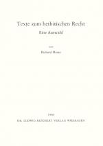 Cover-Bild Texte zum hethitischen Recht