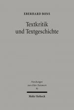 Cover-Bild Textkritik und Textgeschichte