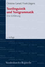 Cover-Bild Textlinguistik und Textgrammatik