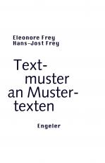 Cover-Bild Textmuster an Mustertexten