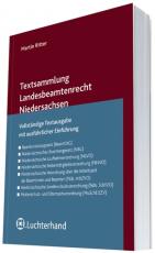 Cover-Bild Textsammlung Landesbeamtenrecht Niedersachsen
