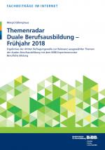 Cover-Bild Themenradar Duale Berufsausbildung - Frühjahr 2018