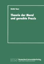 Cover-Bild Theorie der Moral und gerechte Praxis