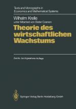 Cover-Bild Theorie des wirtschaftlichen Wachstums