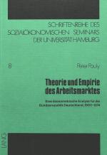 Cover-Bild Theorie und Empirie des Arbeitsmarktes