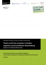 Cover-Bild Theorie und Praxis verzahnen in Studienangeboten wissenschaftlicher Weiterbildung