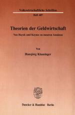 Cover-Bild Theorien der Geldwirtschaft.