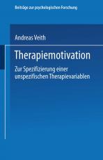 Cover-Bild Therapiemotivation