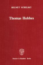 Cover-Bild Thomas Hobbes – Eine politische Lehre.