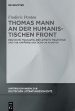 Cover-Bild Thomas Mann an der Humanistischen Front