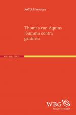 Cover-Bild Thomas von Aquins ›Summa contra gentiles‹